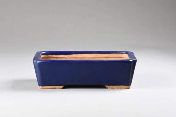 Maceta Bonsai esmaltada rectangular