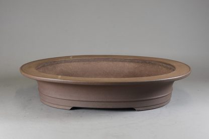 Maceta Bonsai sin esmaltar ovalada - 57,5x48  x11