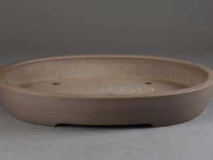 Maceta Bonsai sin esmaltar ovalada - 31,7x23,9x5,2