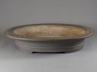 Maceta Bonsai sin esmaltar ovalada 57,2 x47,8 x11