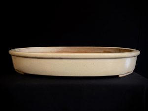 25I-M5/M6 CREAM OVAL GLAZED 60 CM OVALADA ESMALTADA