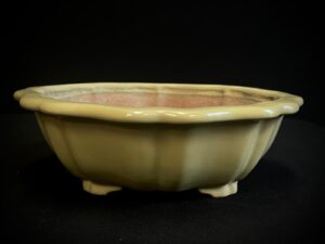 62182 MACETA ESMALTADA FLOR IKKO