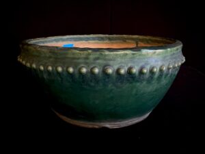 MACETA SHUHOU REDONDA ESMALTADA