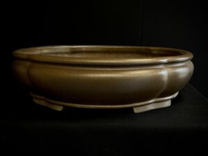 MACETA YAMAAKI KOSHOSEN FLOR SIN ESMALTAR