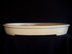 BONSAI POT OVALADA ESMALTADA