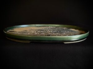 MACETA OVALADA ESMALTADA HARUMATSU