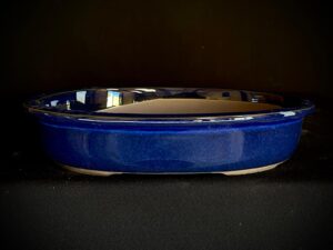 MACETA HOUTOKU OVALADA ESMALTADA